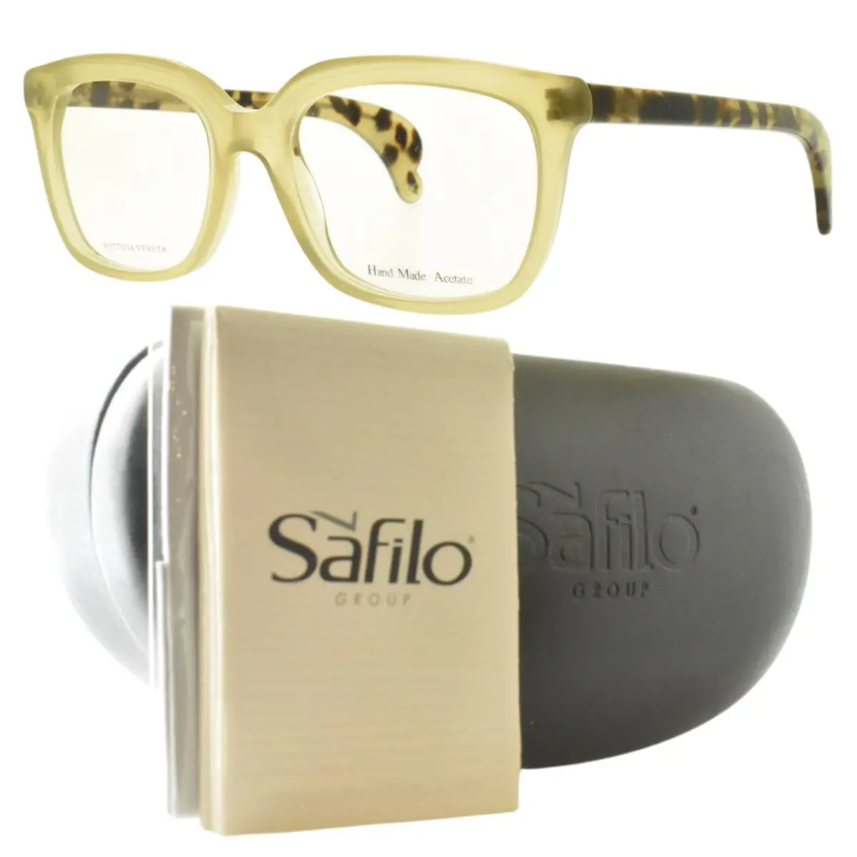 BV 224 T7V Sand Khaki Square Full Rim Womens Optical Frame by Bottega Veneta