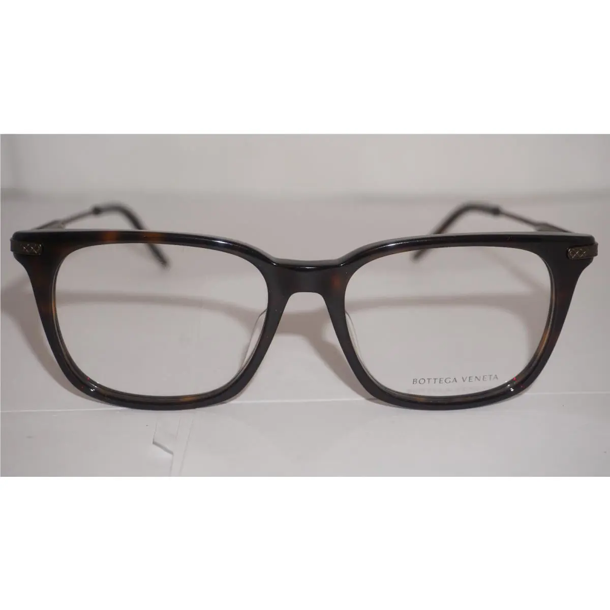 Bottega Veneta Eyeglasses Dark Tortoise Titanium BV0147O 002 52 17 145