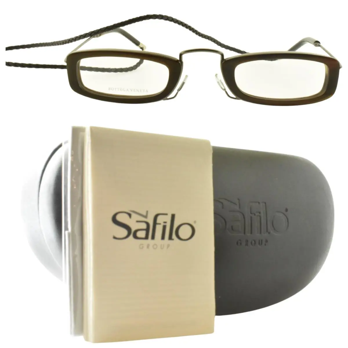 BV 86 6WB Greenish/brown Rectangle Full Rim Womens Frame by Bottega Veneta