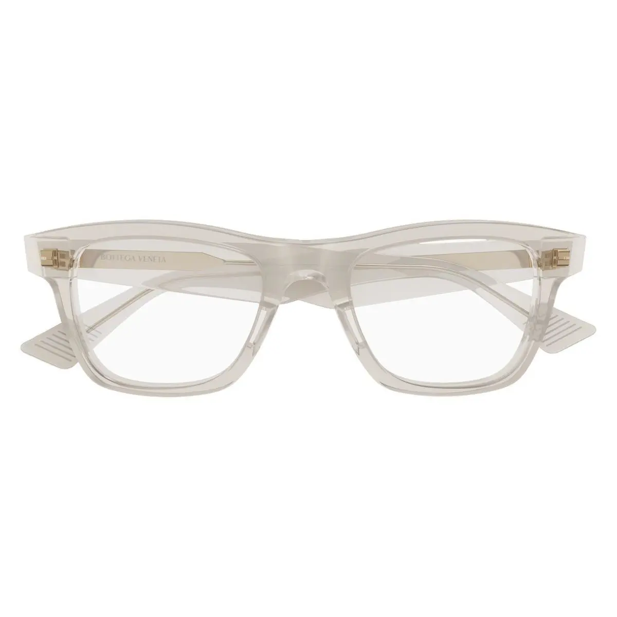 Bottega Veneta BV1120O Eyeglasses Men Beige Square 51mm