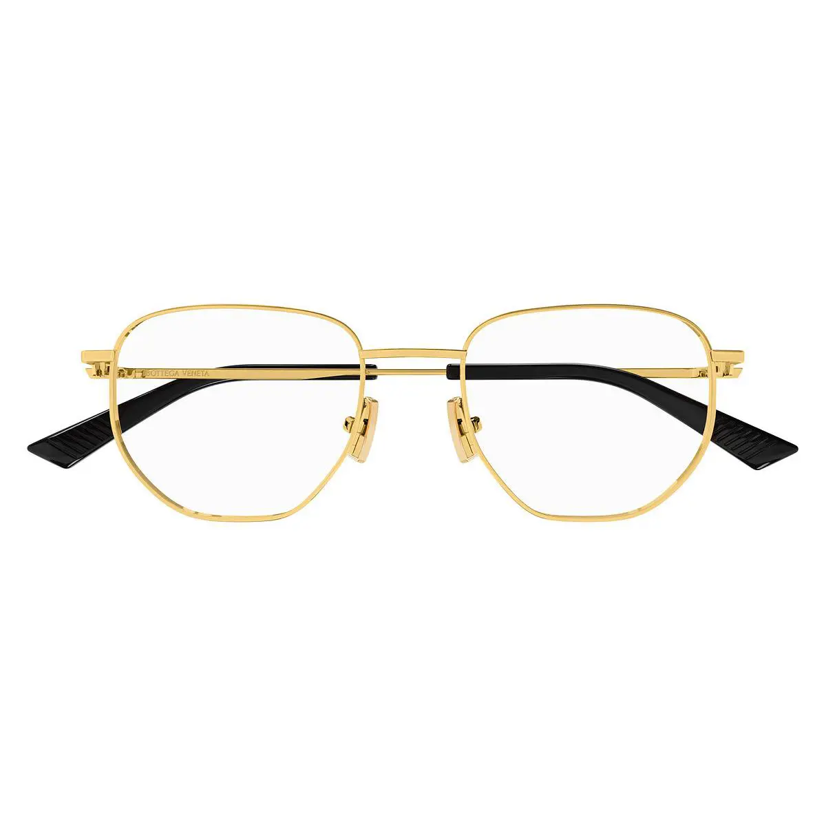 Bottega Veneta BV1301O Eyeglasses Unisex Gold 50mm