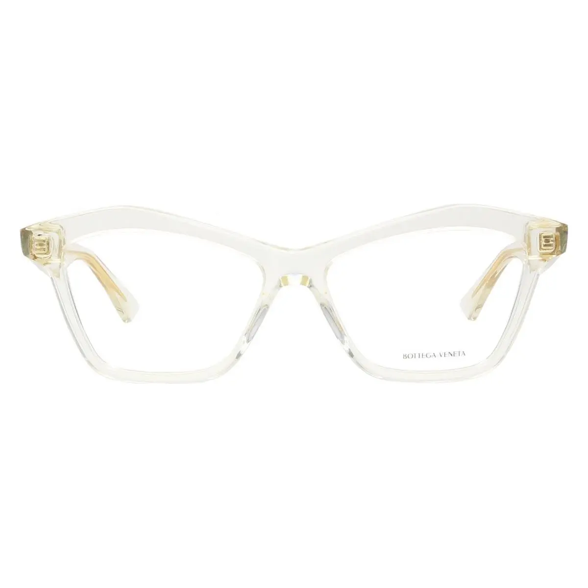 BV1096O Eyeglasses Women Beige Cat Eye 54mm by Bottega Veneta