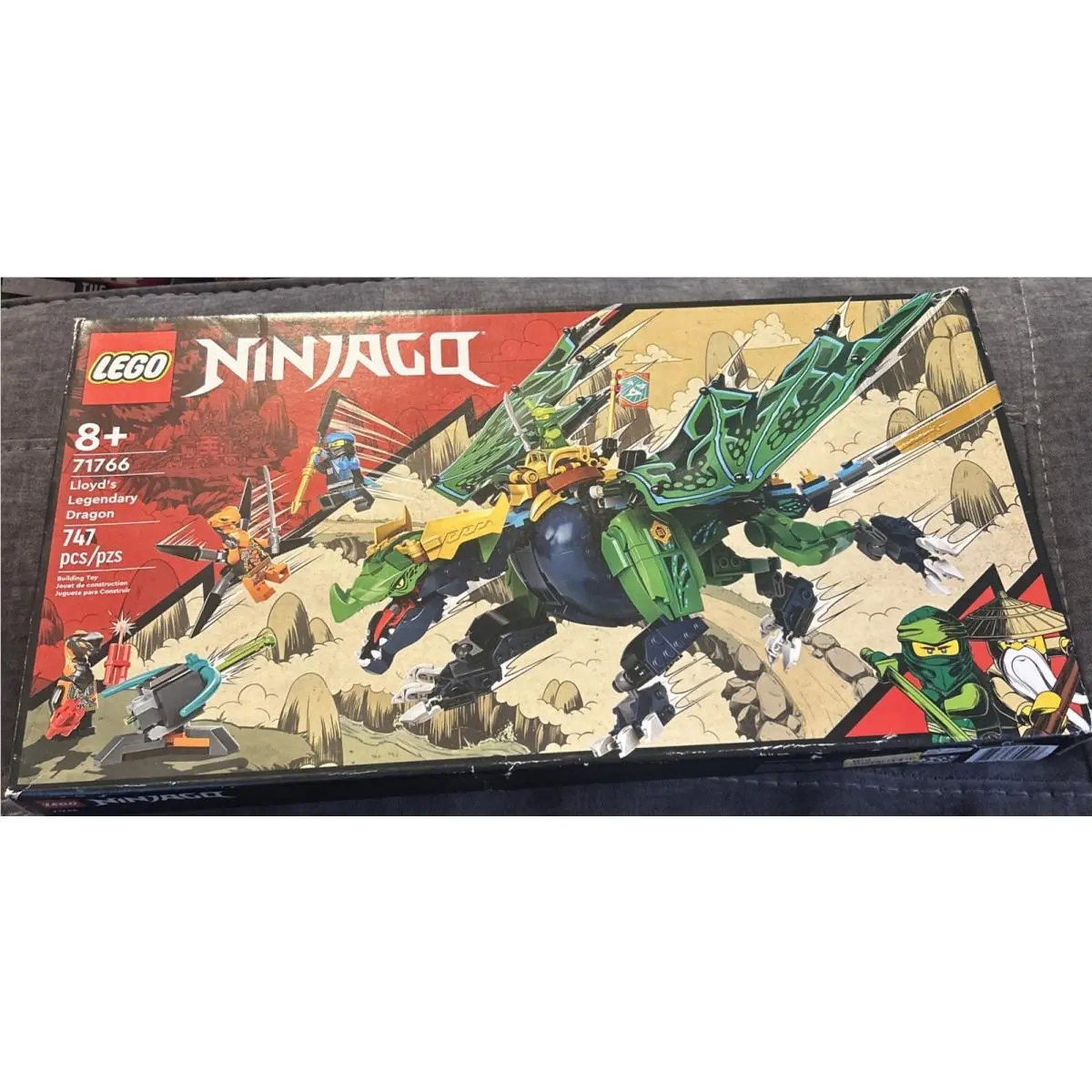 2022 Lego Ninjago 71766 Lloyd`s Legendary Dragon Building Set Read