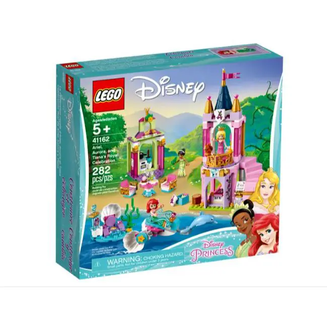 Lego Disney Princess Ariel Aurora and Tiana`s Royal Celebration 41162