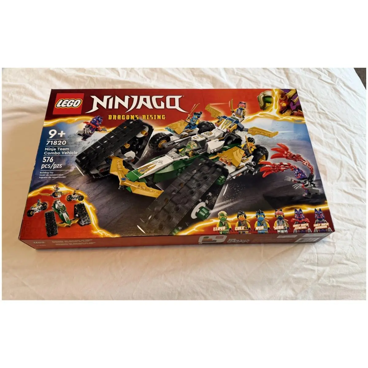 Lego Ninjago 71820 Ninja Team Combo Vehicle 576pc