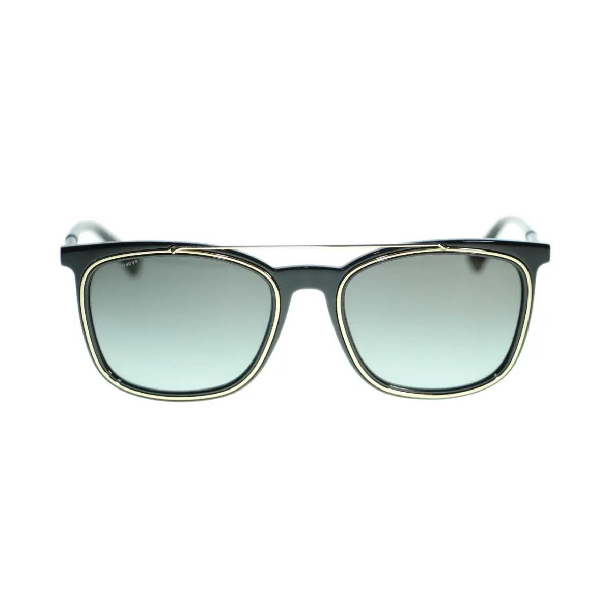 Unisex Square Sunglasses VE4335 Metal Frame 56mm GB111 Black/Grey by Versace