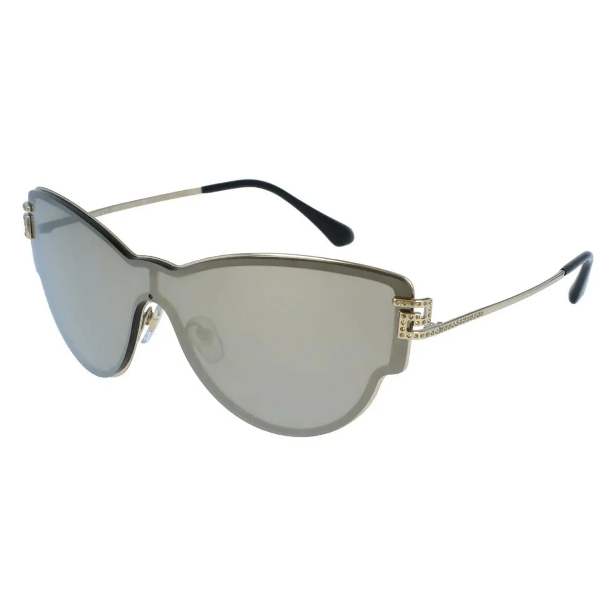 Cat Eye Women`s Sunglasses VE2172B 42mm 12525A Pale Gold/Gold Mirror by Versace