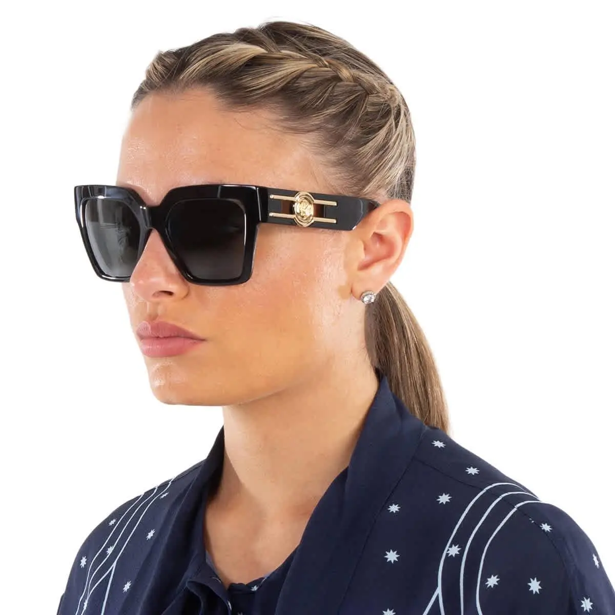 Dark Grey Butterfly Ladies Sunglasses VE4458 GB1/87 54 VE4458 GB1/87 54 by Versace