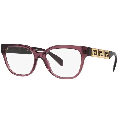 Versace Eyeglasses VE3338 5209 52mm Transparent Violet / Demo Lens