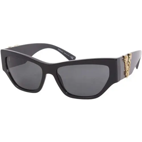 Versace VE4383 GB1/87 Sunglasses 56MM Black / Grey Lens 56-15-140