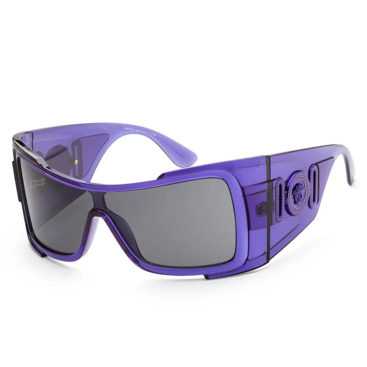 Versace Women`s Fashion VE4451-541987-27 127mm Transparent Purple Sunglasses