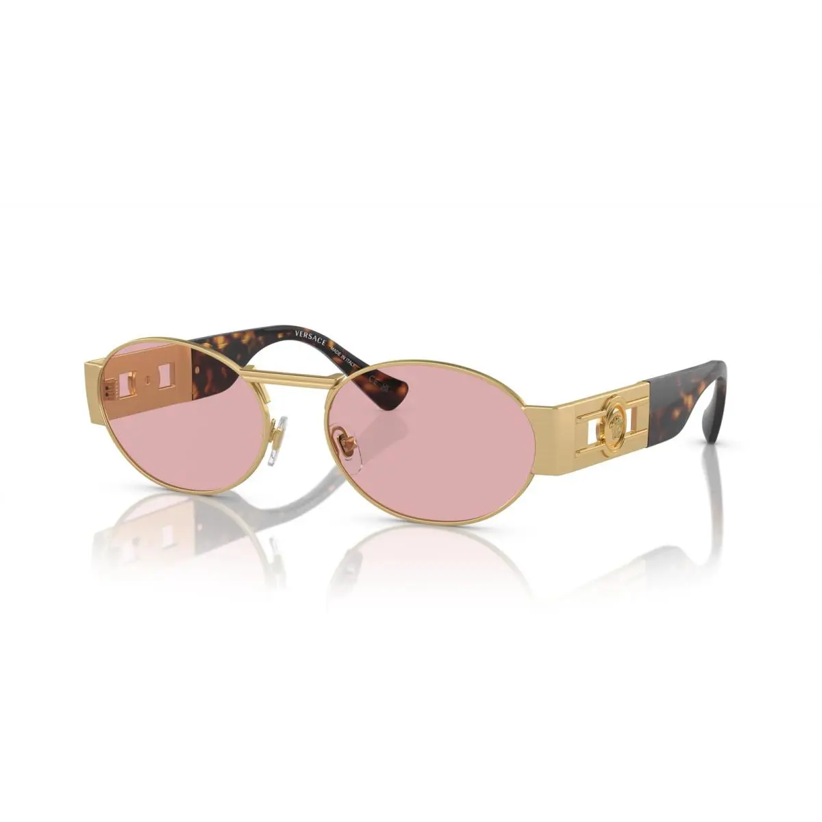 Versace Sunglasses VE2264 100284 56mm Matte Gold / Light Violet Lens