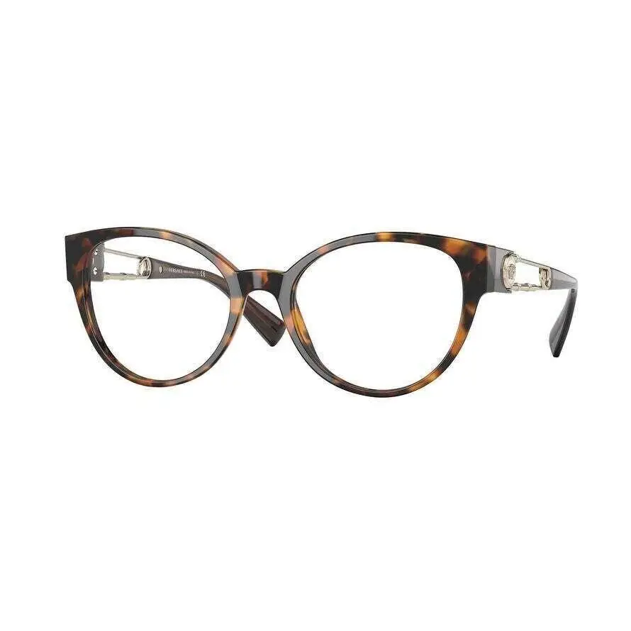 =versace VE3307 5119 52 Havana Eyeglasses Optical Frame