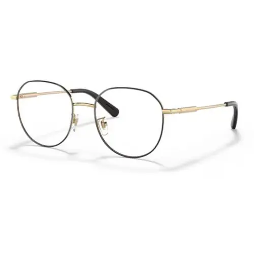 Versace VE1282D 1433 Gold Black Demo Lens 53 mm Women`s Eyeglasses