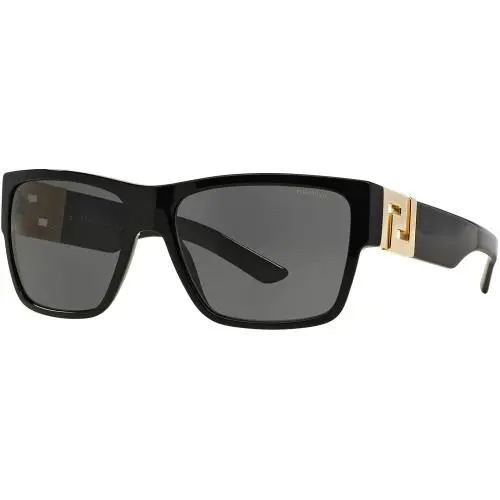 Mens Sunglasses VE4296 GB1/81 Black/grey Acetate Polarized 59mm by Versace