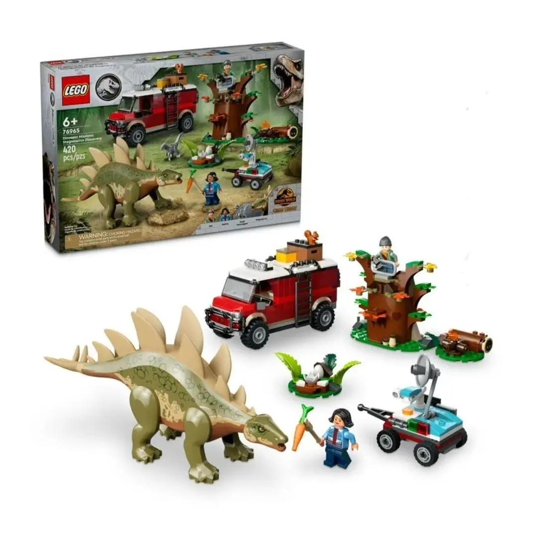 Lego Jurassic World Stegosaurus Discovery 76965 Chaos Theory Set