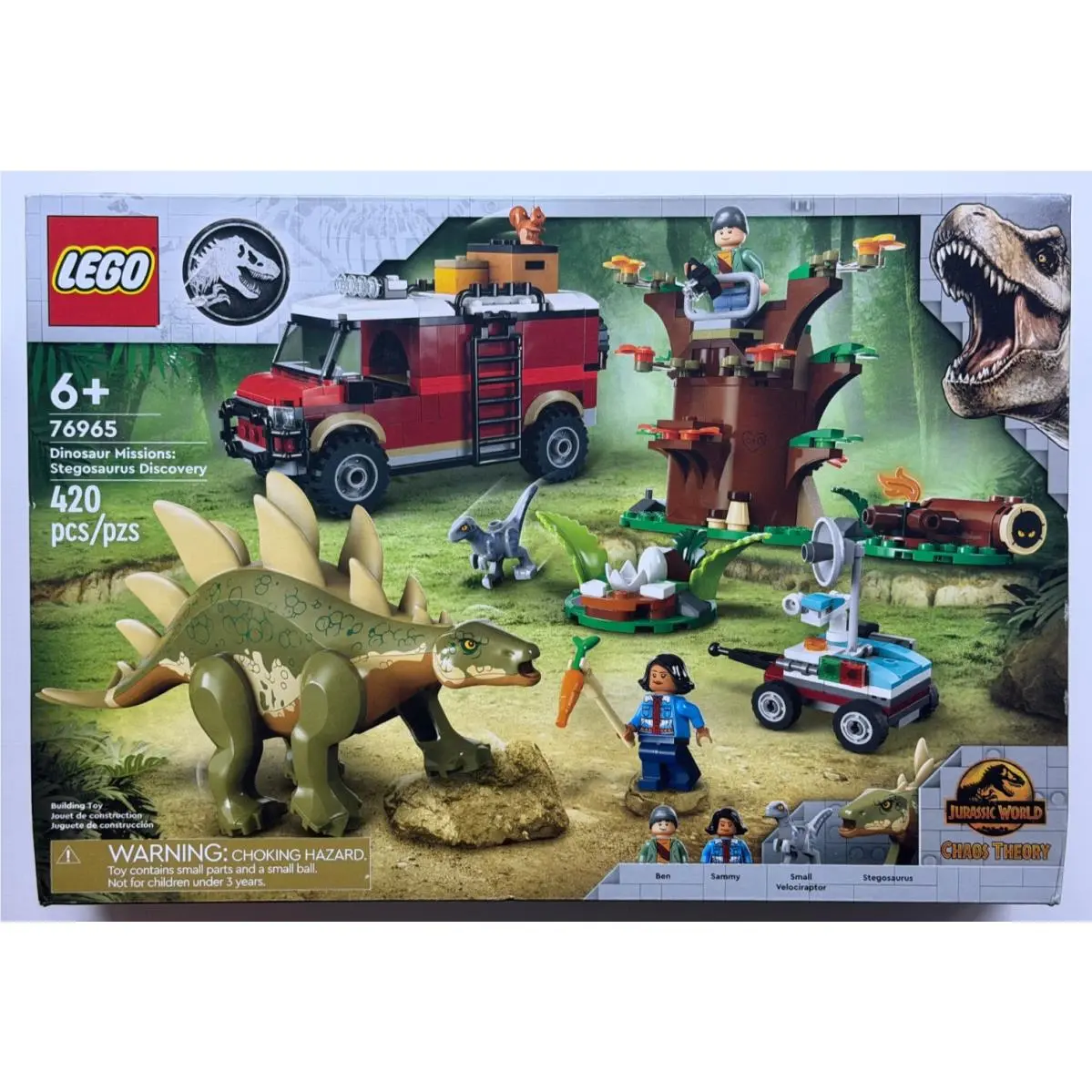 Lego Jurassic World 76965 Dinosaur Mission: Stegosaurus Discovery