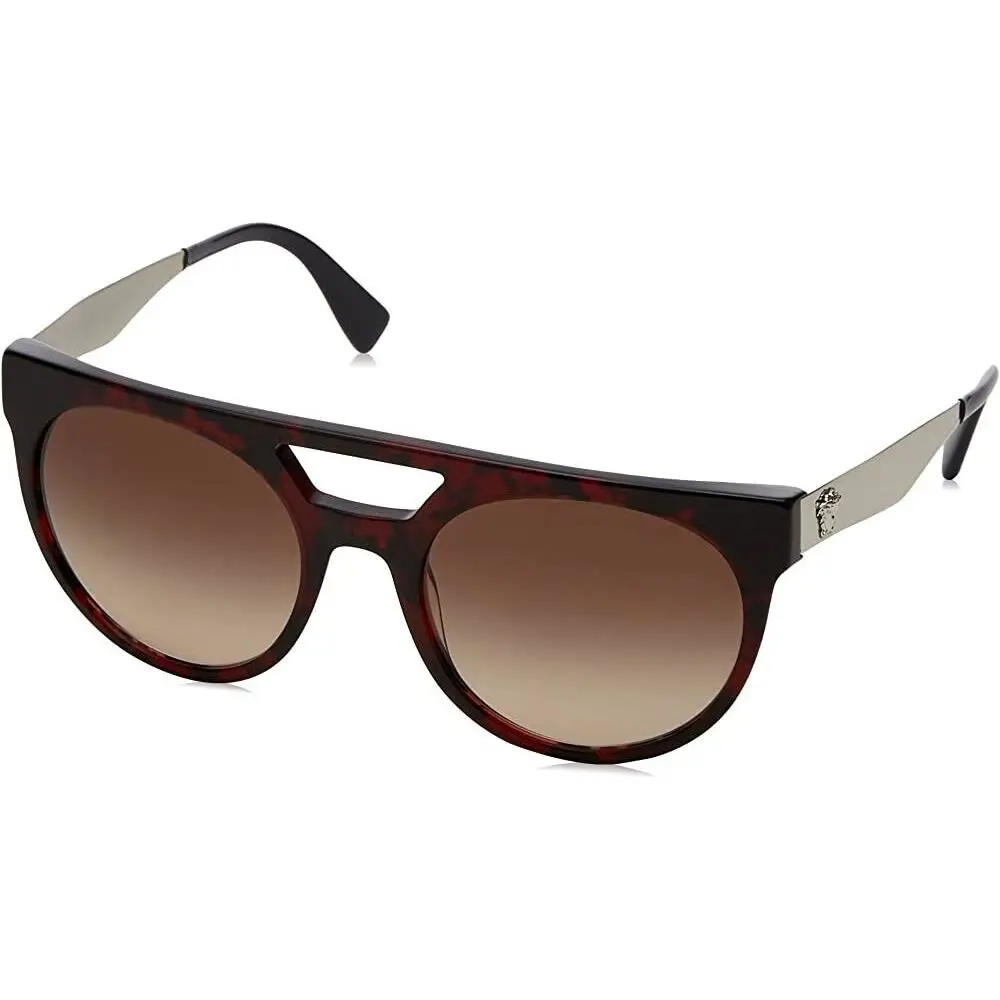 Versace Unisex Sunglasses VE4339 525013 Havana / Brown Lens 55mm