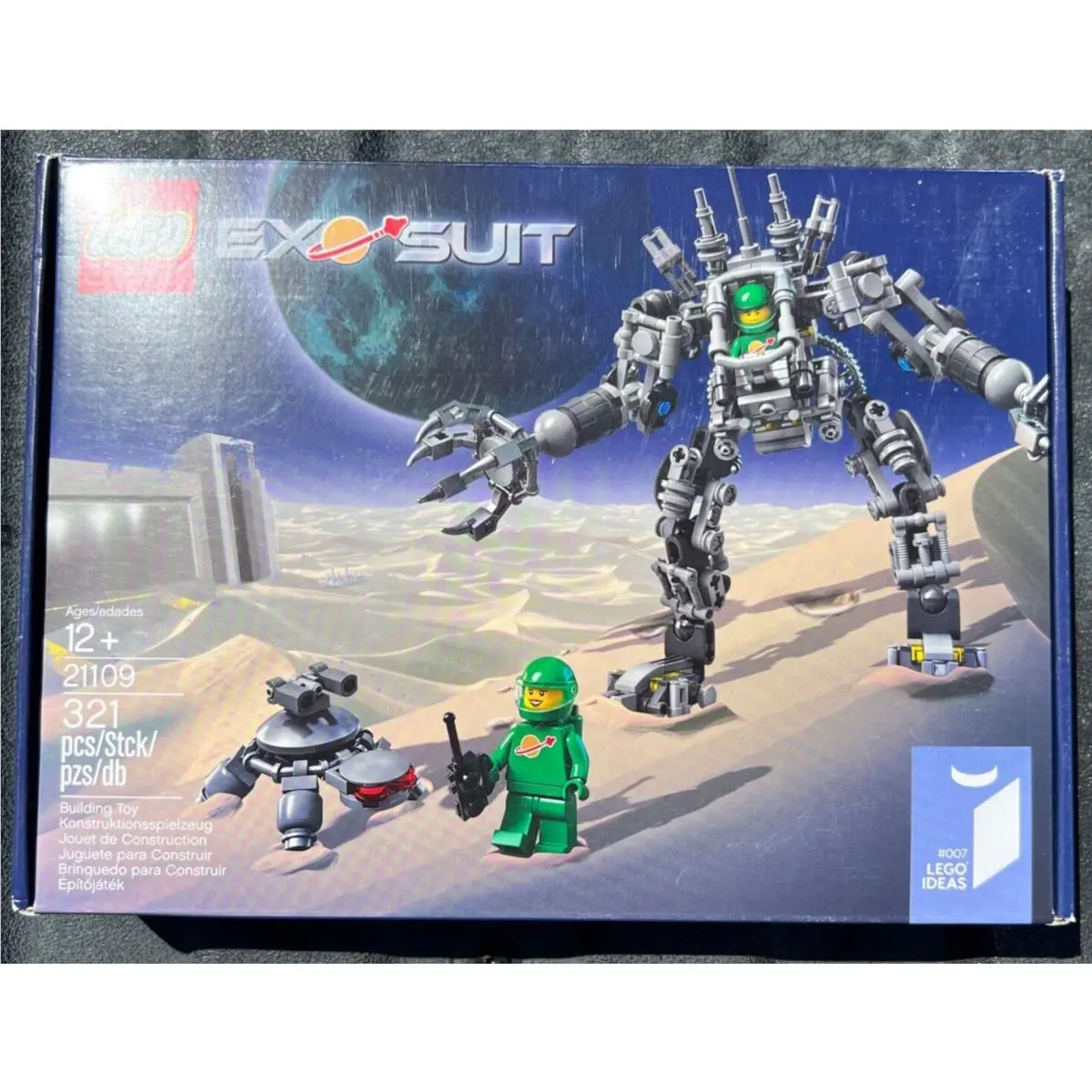 Lego Ideas Exo Suit 21109 Rare Retired Set Space Green Spacesuit