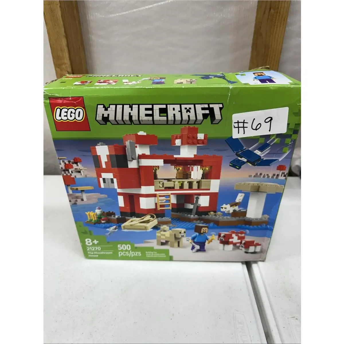 Lego Minecraft The Mooshroom House Toy Figures and Building Playset 21270