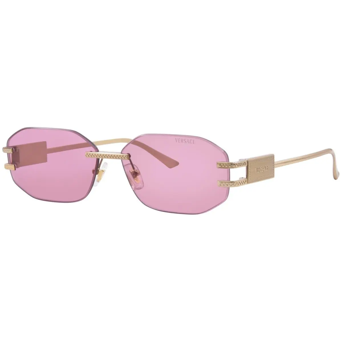 VE2274 100080 Silver/dark Blue 58-13-140 Sunglasses by Versace