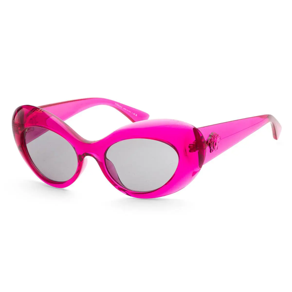 Versace Women`s 52mm Pink Transparent Sunglasses VE4456U-533487-52