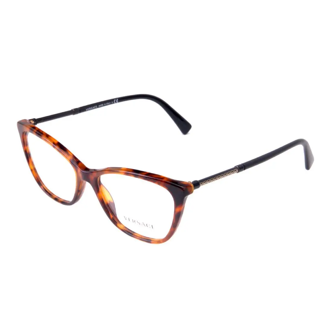 Women`s Eyeglasses VE3248 5074 54 Havana Cat Eye Square by Versace