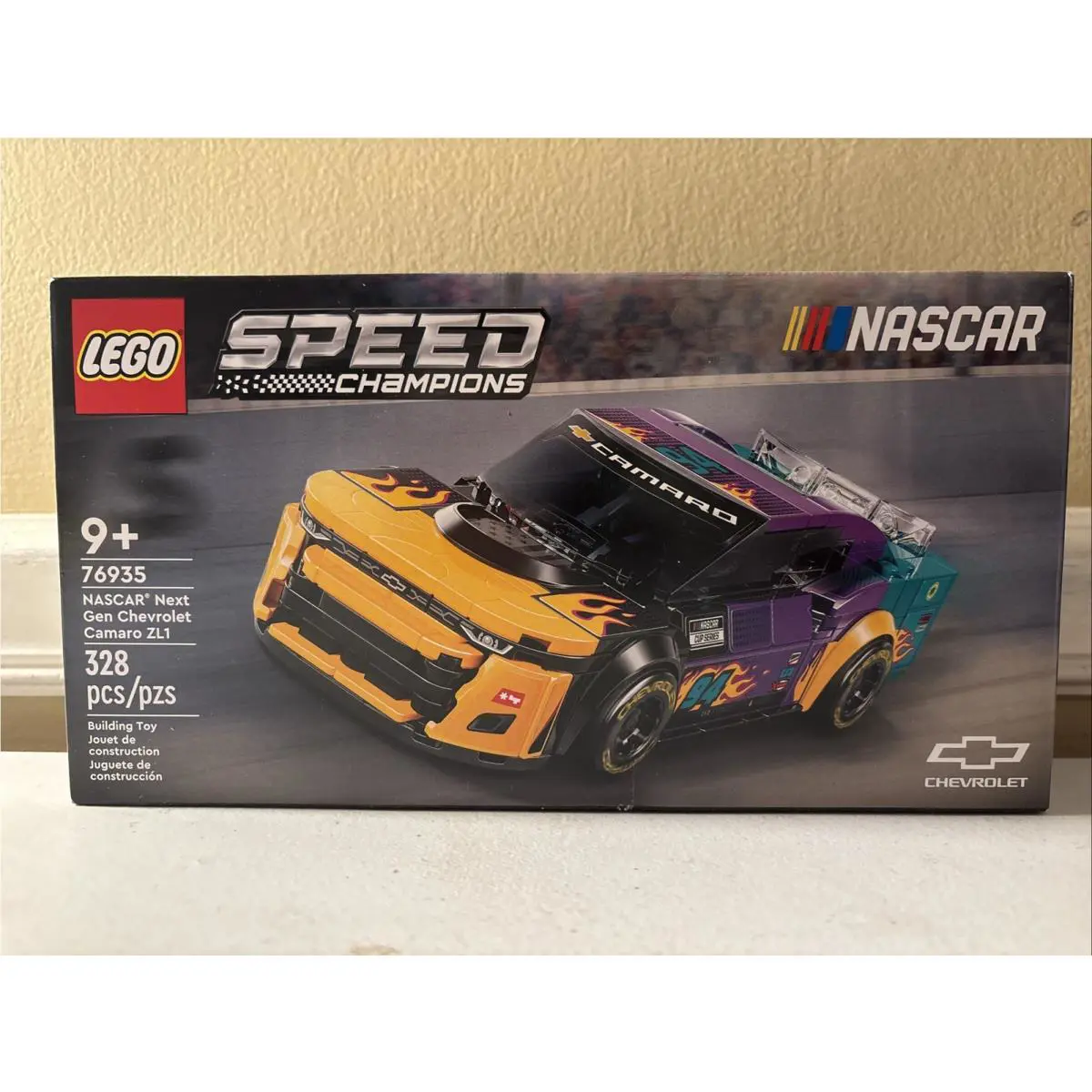Lego Speed Champions 2024 Nascar Next Gen Chevrolet Camaro ZL1 76935