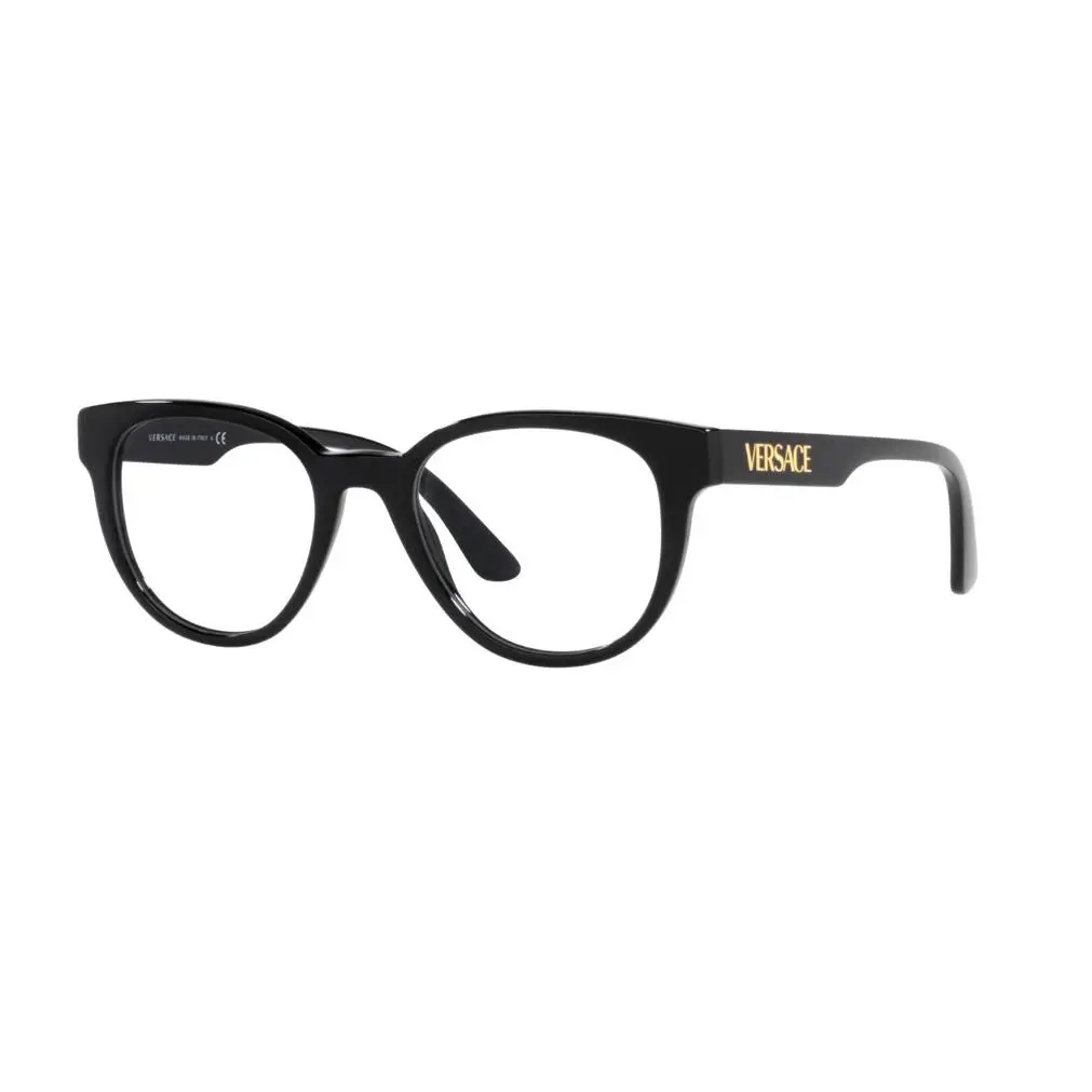Versace Eyeglasses VE3317F GB1 51mm Black / Demo Lens Optical Frame