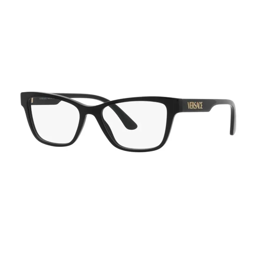 Versace VE3316 GB1 Black Pillow 53 mm Women`s Eyeglasses Optical Frame