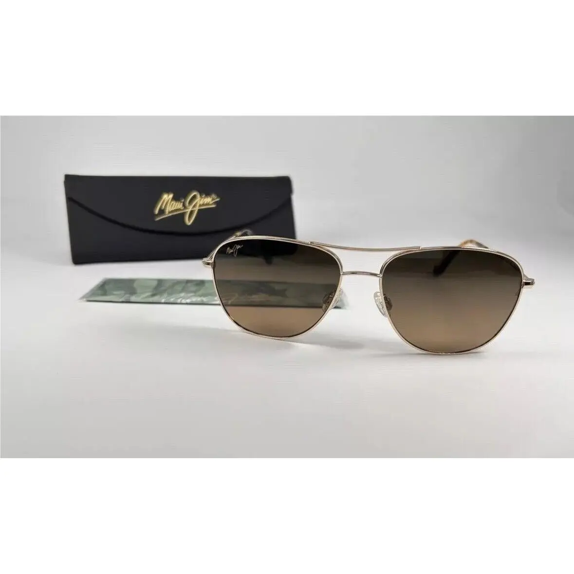 Maui Jim Men Women Cliff House Polarized Sunglasses HS247-16 Gold 59mm