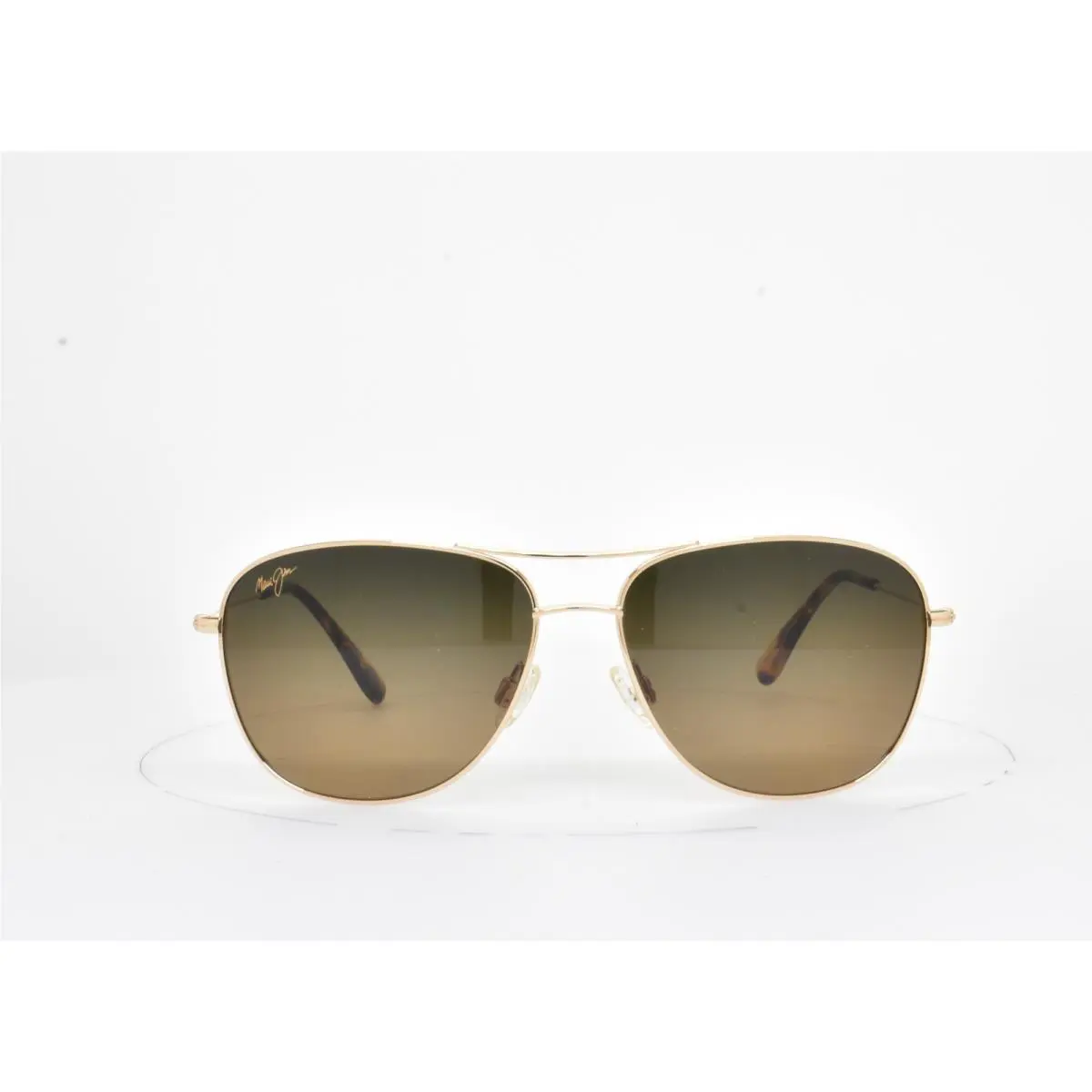 Maui Jim Sungla Cliff House Gold Polarized Hcl Bronze Lens Sunglass HS247-16 - Frame: Gold, Lens: Brown
