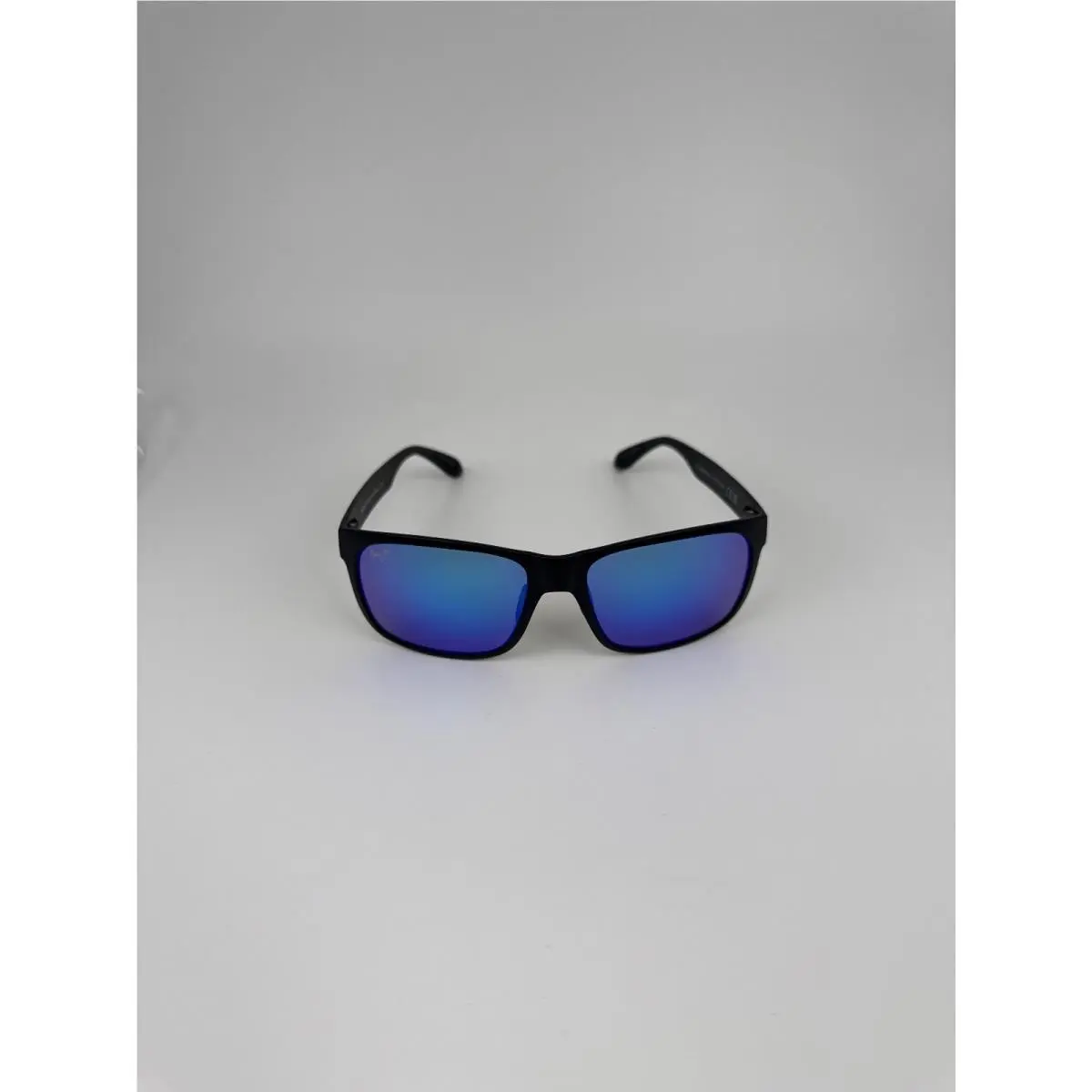 Maui Jim Red Sands Unisex Polarized Sunglasses Matte Black B432-2M - Frame: Black, Lens: Blue