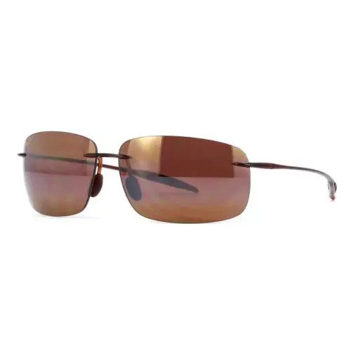 H422-26 Breakwall Sunglasses Brown Frame Hcl Bronze Polarized Lens by Maui Jim