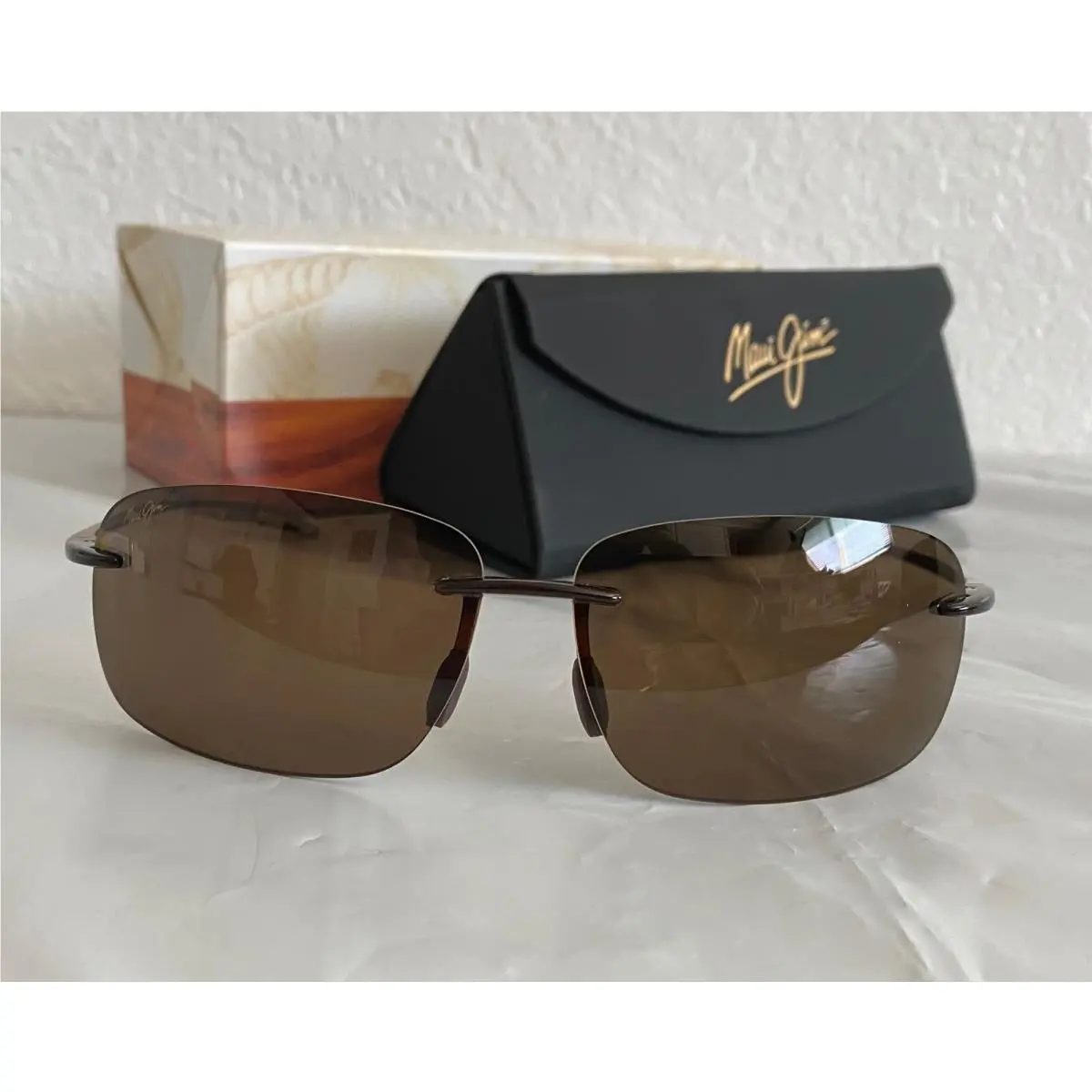 Maui Jim Breakwall Rootbeer Polarized Hcl Bronze Sunglass H422-26 - Frame: Brown, Lens: Brown