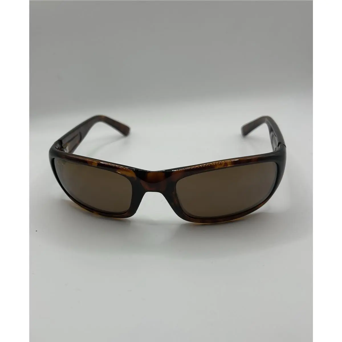 Maui Jim Stingray Polarized Wrap Sunglasses Tortoise/hcl Bronze H103-10 - Frame: Multicolor, Lens: Brown