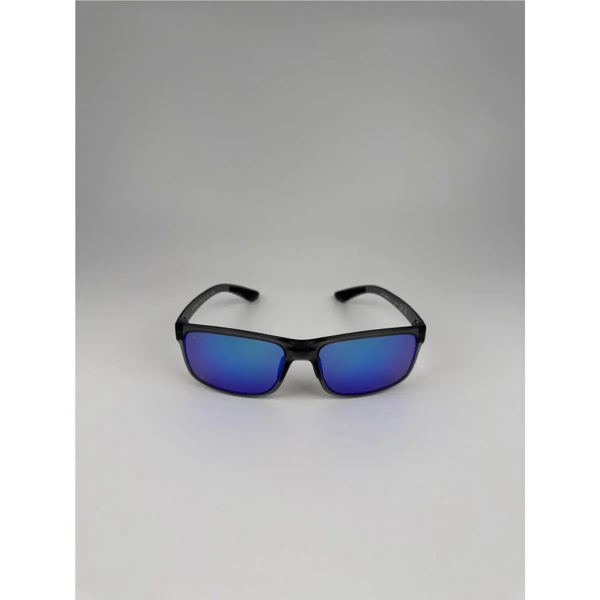 Maui Jim Pokowai Arch Blue Hawaii/translucent Matte Gray Sunglasses B439-11M - Frame: Gray, Lens: Blue