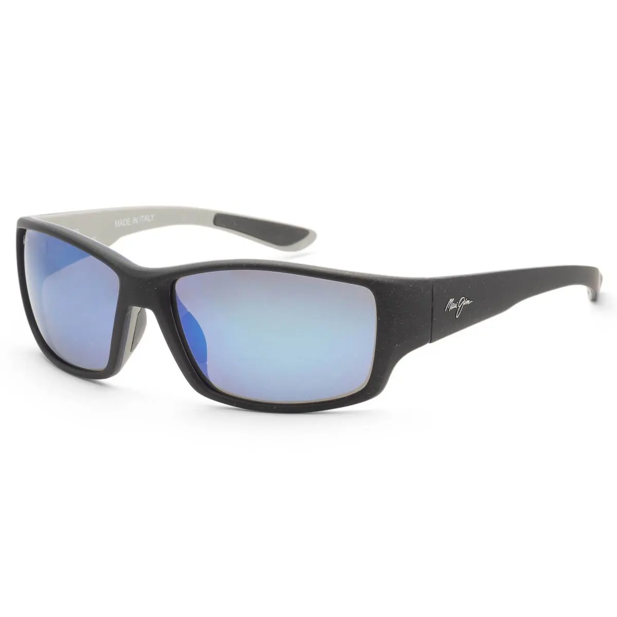 Maui Jim Men`s Local Kine 62mm Black Polarized Sunglasses MJ0810S-002 - Frame: Black, Lens: Blue, Other Frame: Black