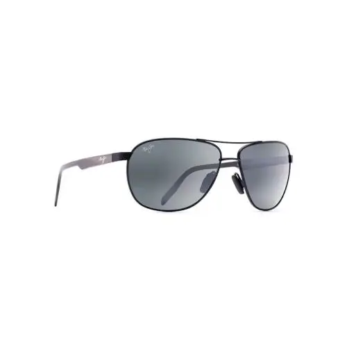 Maui Jim Castles Matte Black W/ Neutral Grey Lens - 728-2M - Frame: MATTE BLACK, Lens: NEUTRAL GREY