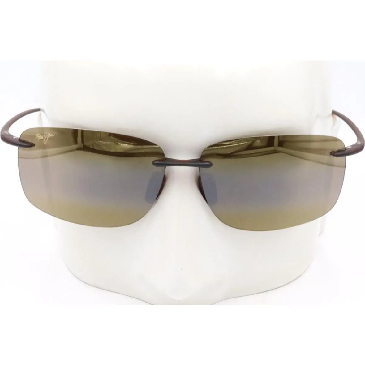 Maui Jim Hema Semi-rimles Rootbeer Bronze Sunglasses H443-26M - Frame: Rootbeer, Lens: Bronze