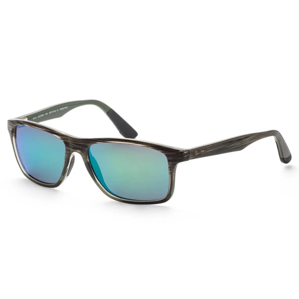 Maui Jim Men`s 58mm Olive Stripe Fade Polarized Sunglasses MJ0798S-004