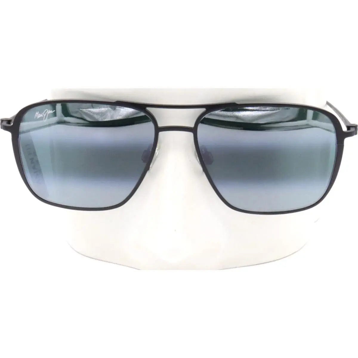 Beaches Asian Fit Aviator Gray Polarized Sunglasses 541N-2M by Maui Jim
