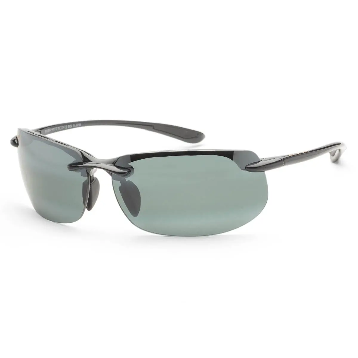 Maui Jim Men`s Banyans 70mm Black Polarized Sunglasses MJ0412S-001