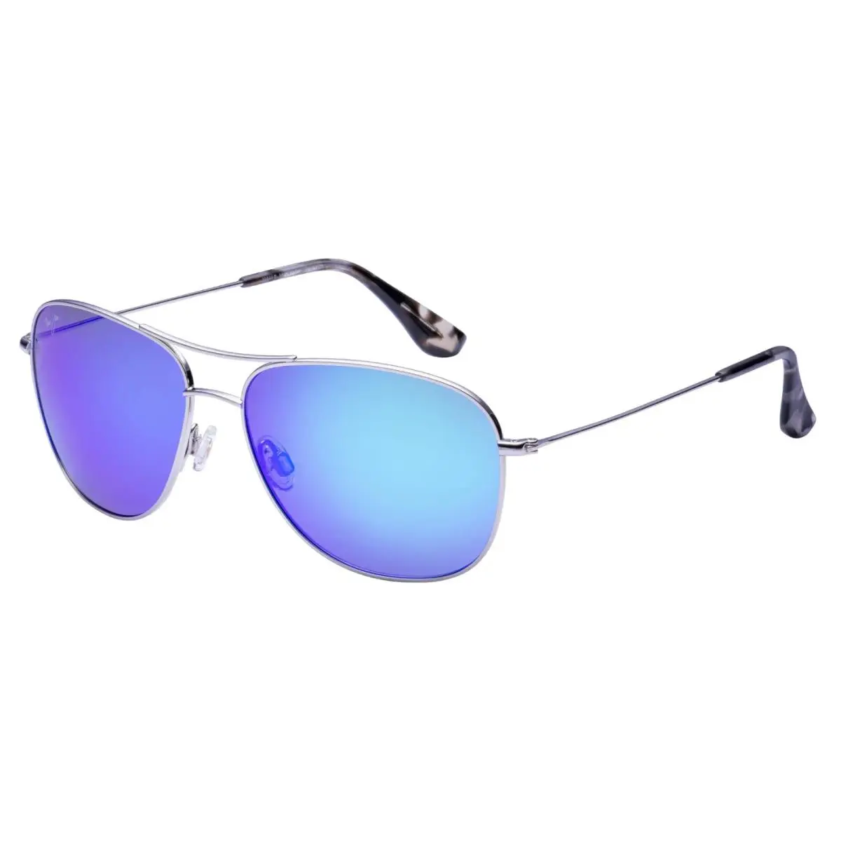 Cliff House Silver Blue Hawaii Polarized Sunglasses B247-17 by Maui Jim