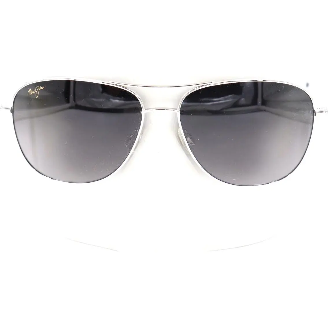 Gray Cliff House Silver Aviator Polarized Sunglasses GS247-17 by Maui Jim