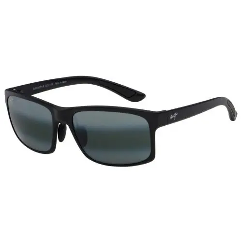 Maui Jim Women`s Pokowai Arch 58mm Matte Black Polarized Sunglasses 439-2M