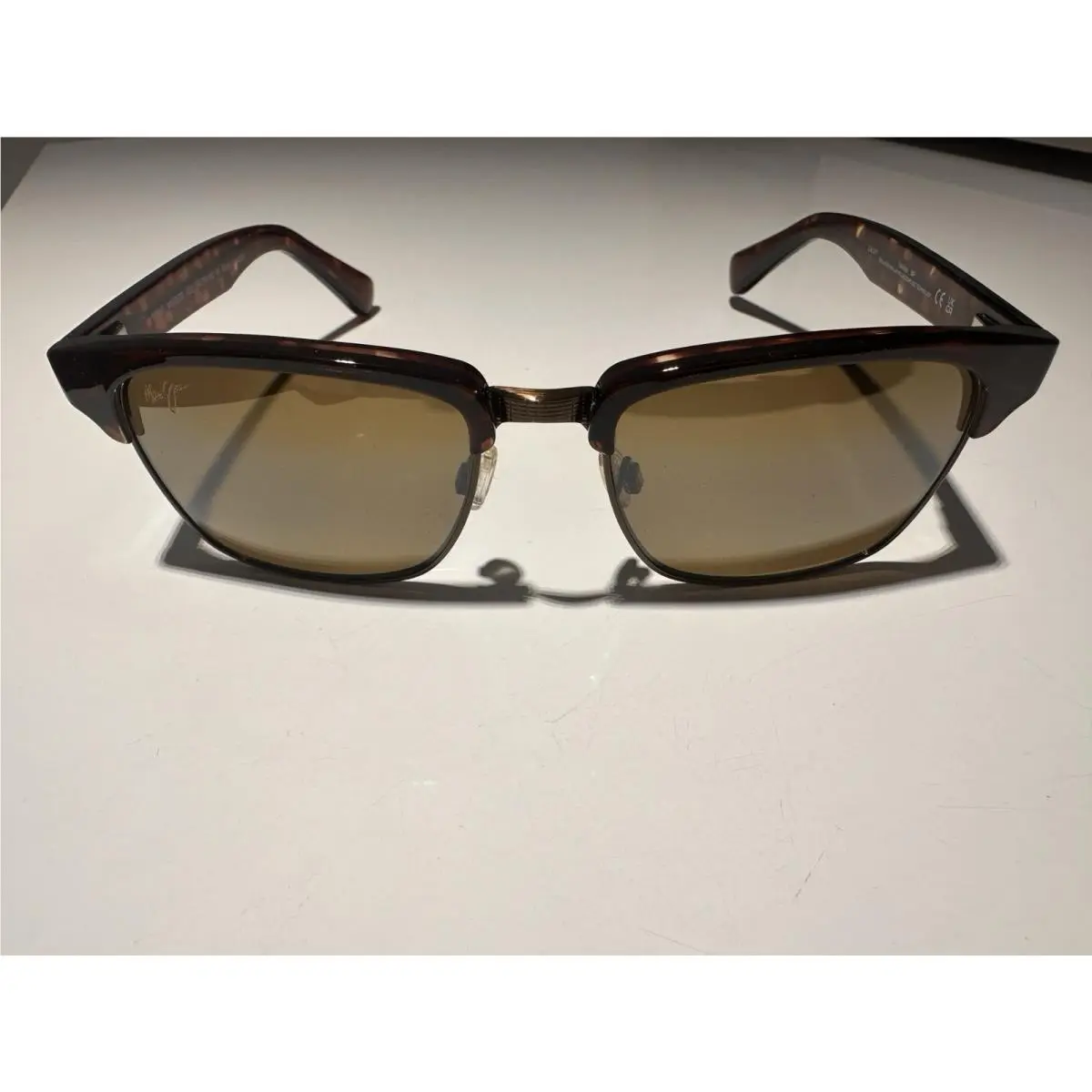 Maui Jim Kawika Polarized Men`s Sunglasses - Tortoise-gold/hcl Bronze H257-16C