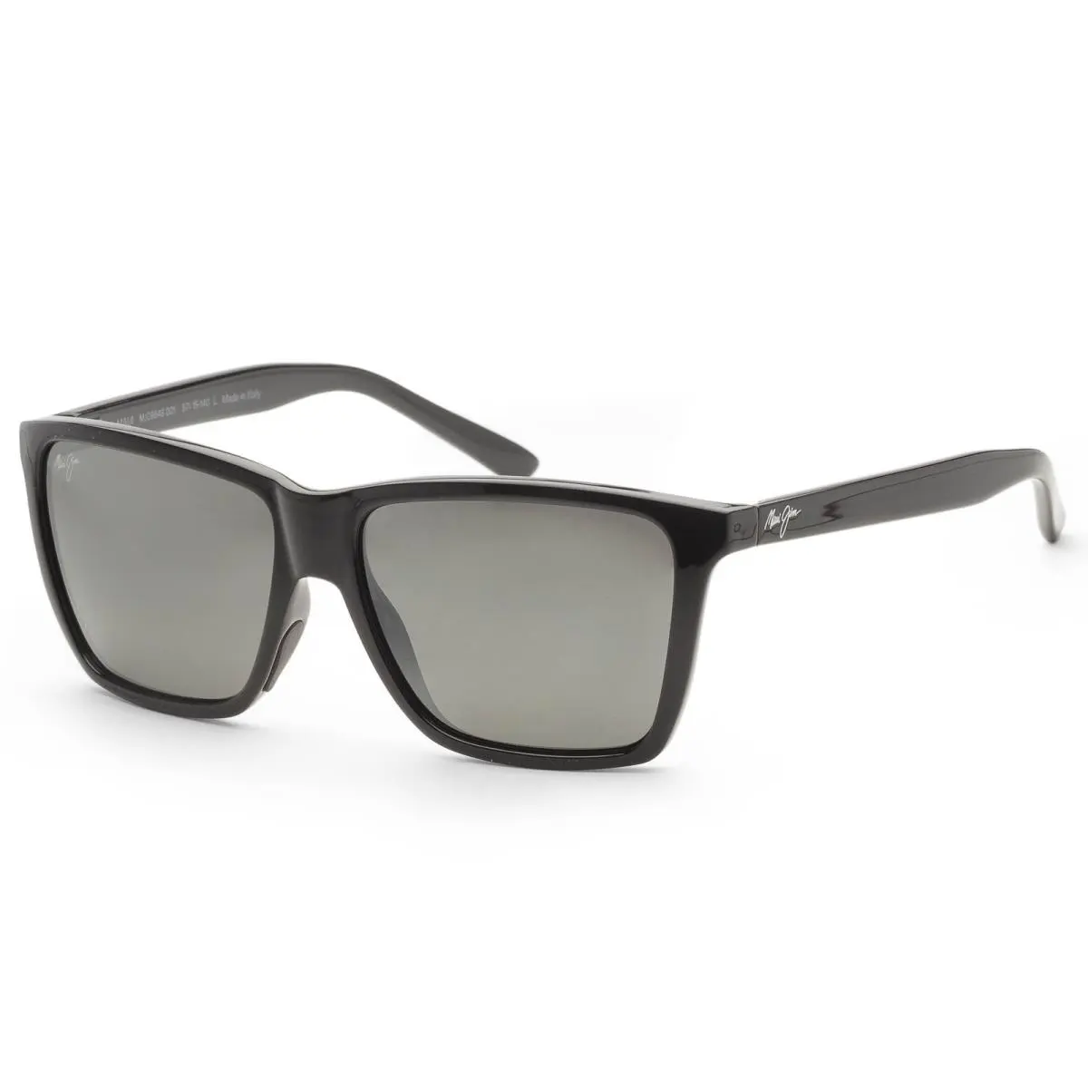 Maui Jim Men`s Cruzem 57mm Black Polarized Sunglasses MJ0864S-001