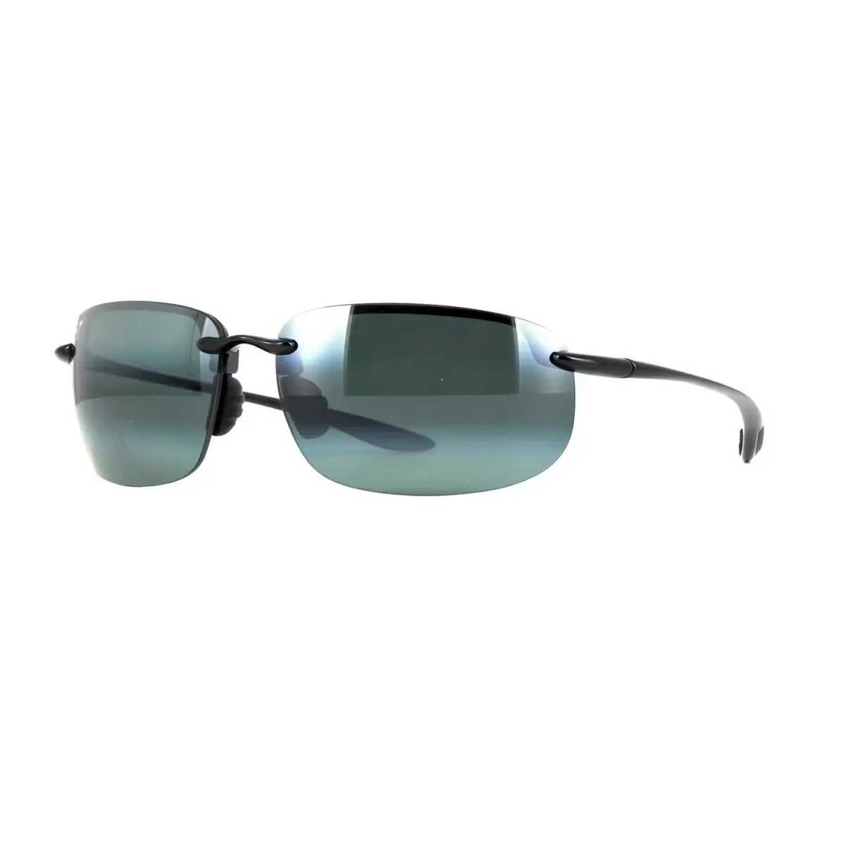Maui Jim Ho`okipa Xlarge Black Gloss / Neutral Grey Polarized Lenses 456-02