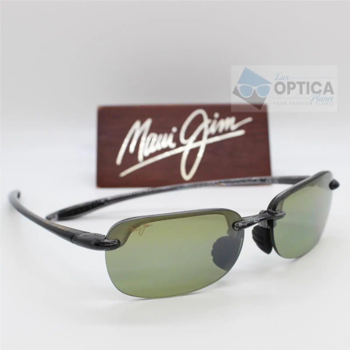 Maui Jim Sandy Beach Polarized Grey / HT Green Sunglasses HT408N-11 MJ Sport